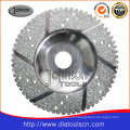 Od125mm Electroplated Diamond Cup Wheel pour meulage